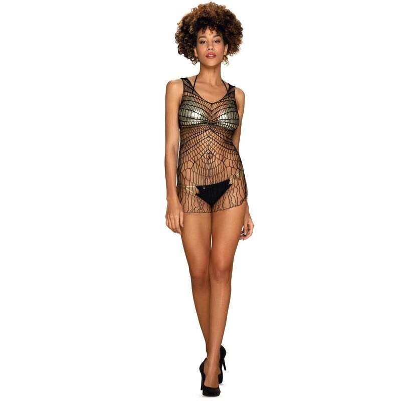 OBSESSIVE - D607 NET DRESS ONE SIZE
