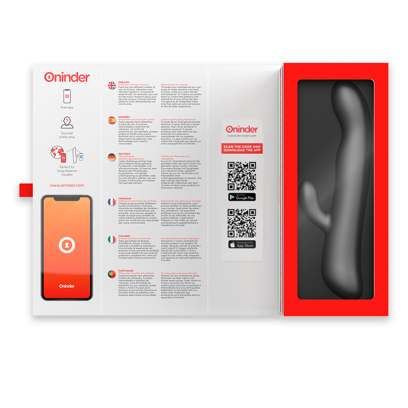 ONINDER - OSLO VIBRATION & ROTATION PINK - FREE APP