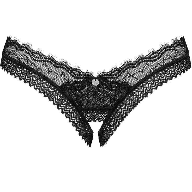 OBSESSIVE - MEDILLA THONG CROTCHLESS XS/S