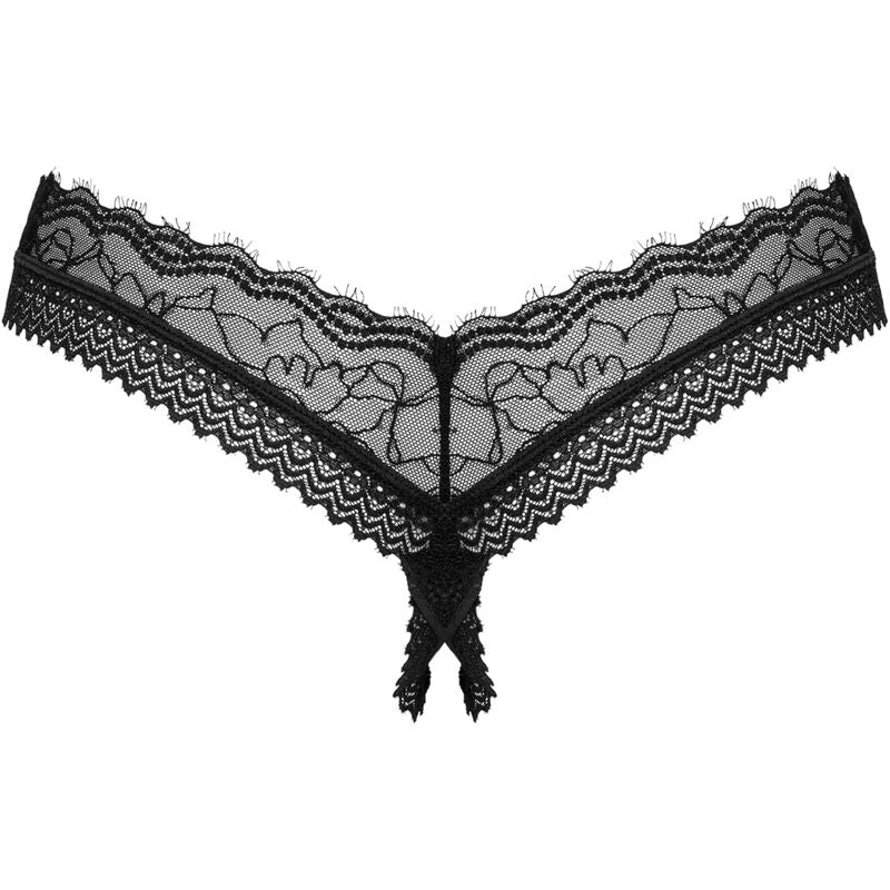 OBSESSIVE - MEDILLA THONG CROTCHLESS XS/S
