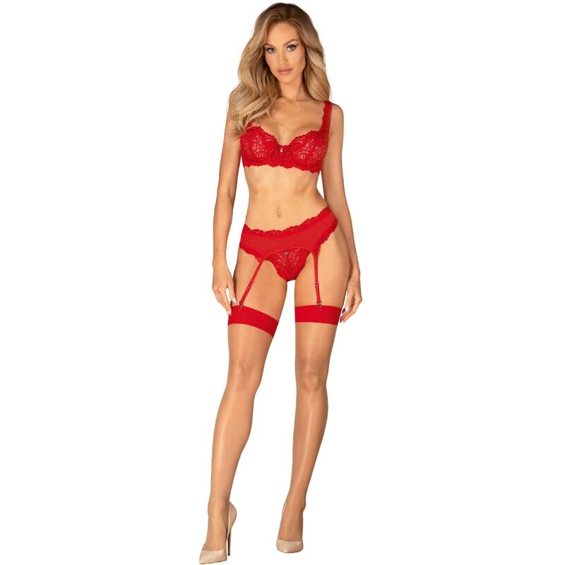 OBSESSIVE - AMOR CHERRIS SET 3 PIECES S/M