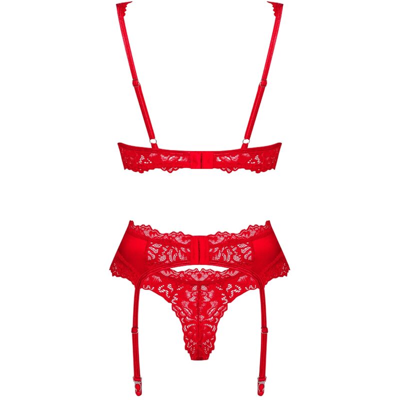 OBSESSIVE - AMOR CHERRIS SET 3 PIECES S/M