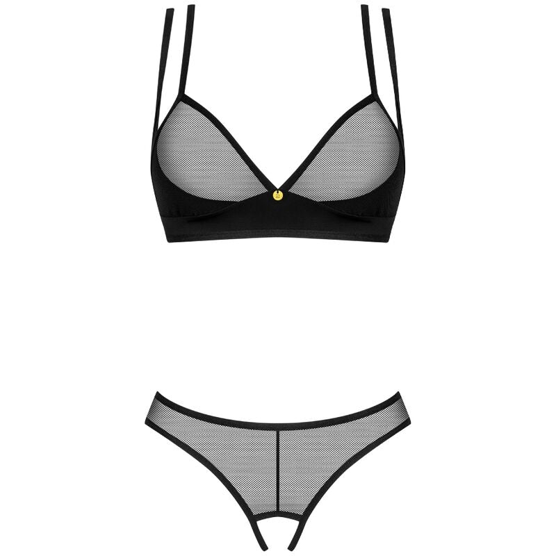 OBSESSIVE - NESARI SET TWO PIECES CROTCHLESS M/L