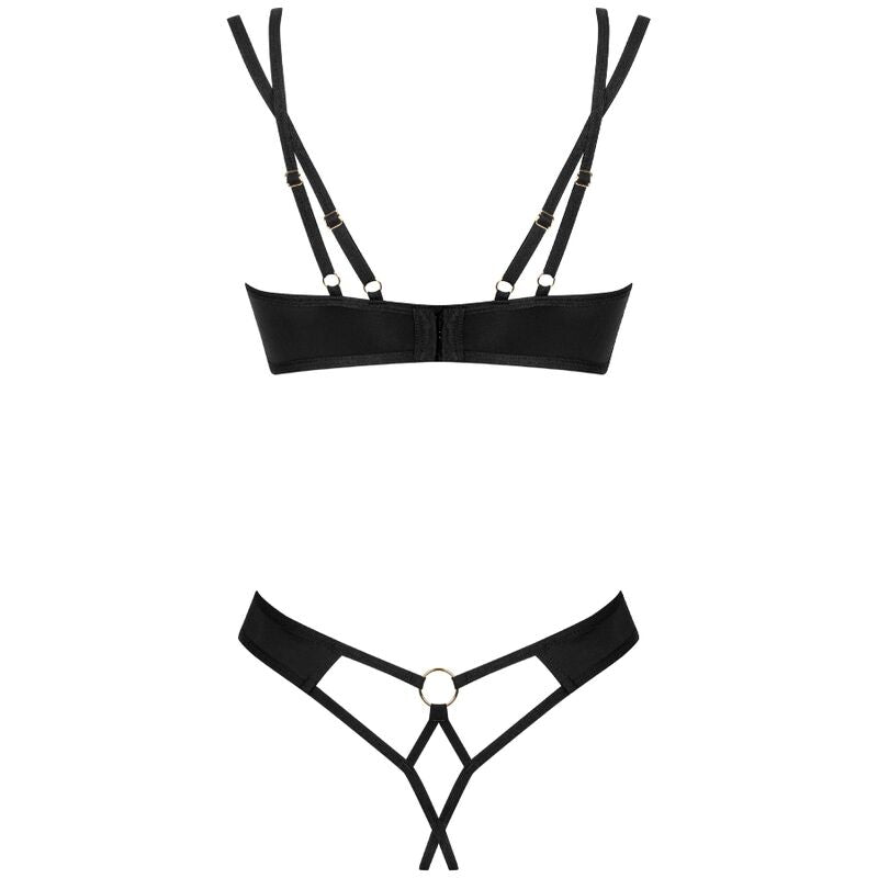 OBSESSIVE - NESARI SET TWO PIECES CROTCHLESS M/L