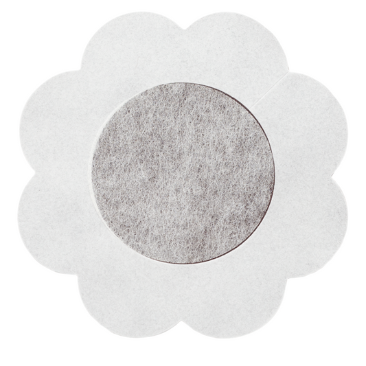 BYE-BRA - FLOWER NIPPLE CUPS PACK 3 UNITS SIZE M