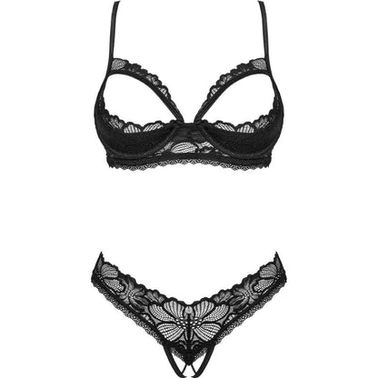 OBSESSIVE - SERAFIA SET TWO PIECES CUPLESS XS/S