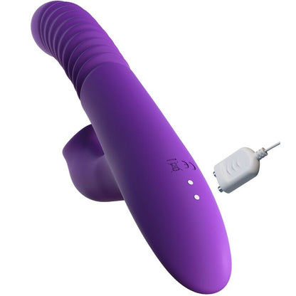 FANTASY FOR HER - CLITORIS STIMULATOR WITH HEAT OSCILLATION AND VIBRATION FUNCTION VIOLET