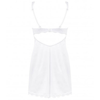OBSESSIVE - AMOR BLANCO CHEMISE & WHITE THONG S/M