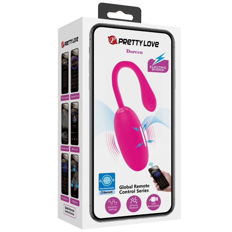 PRETTY LOVE - DOREEN RECHARGEABLE VIBRATING EGG MAGENTA