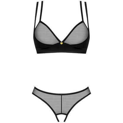 OBSESSIVE - NESARI SET TWO PIECES CROTCHLESS XL/XXL
