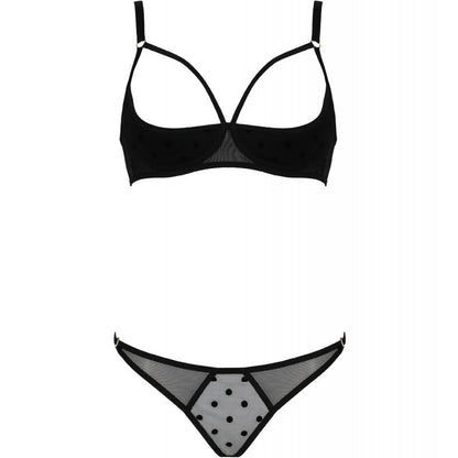 PASSION - MARINA SET TWO PIECES BLACK S/M
