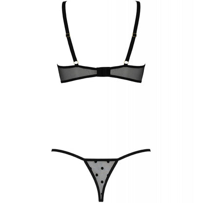 PASSION - MARINA SET TWO PIECES BLACK S/M