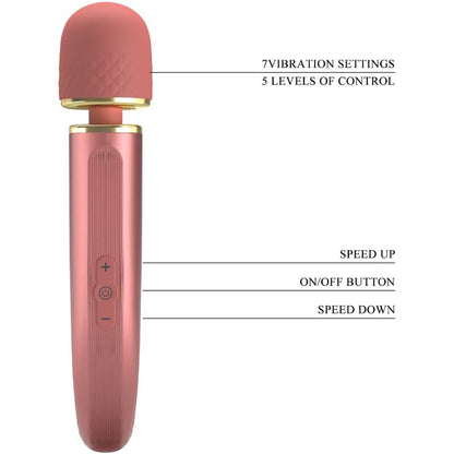 PRETTY LOVE - MASSAGER 7 VIBRATION MODES PINK