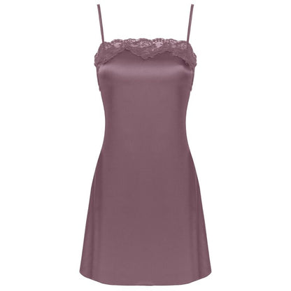 LIVCO CORSETTI FASHION - JACQUELINE LC 90249 DRESSING GOWN + SHIRT + PANTY VIOLET S/M