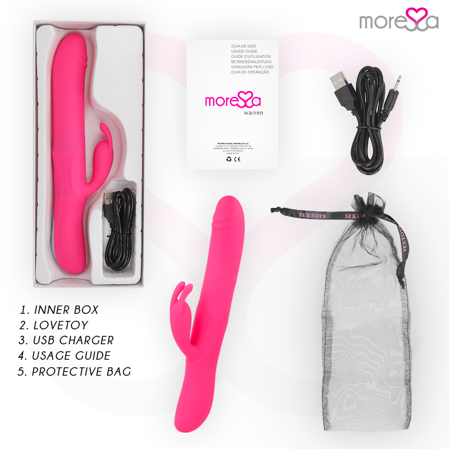 MORESSA - WARREN PREMIUM RECHARGEABLE SILICONE