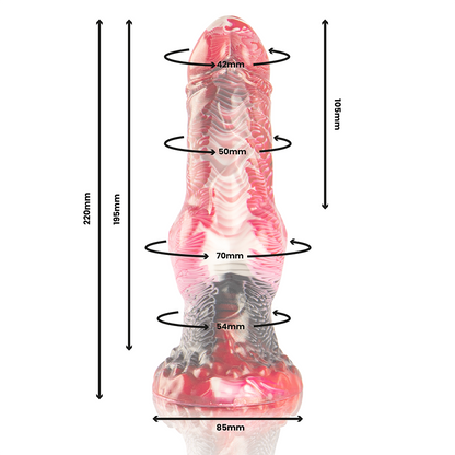 EPIC - HELIOS DILDO WITH TESTICLES HEAT AND ECSTASY