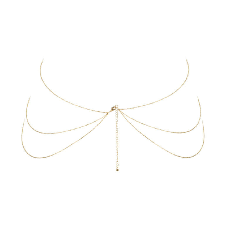 BIJOUX - MAGNIFIQUE METAL CHAINS FOR THE BODY 8 GOLD