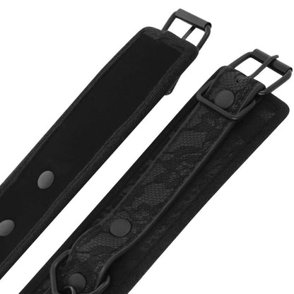 DARKNESS - LUXE BLACK BDSM HANDCUFFS